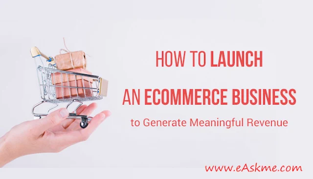How to Launch an Ecommerce Business that Quickly Generates Meaningful Revenue: eAskme