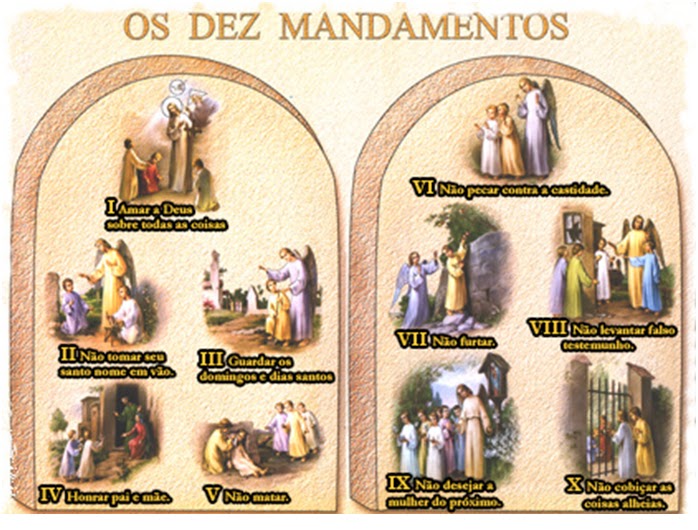 CATEQUESE INFANTIL OS DEZ MANDAMENTOS