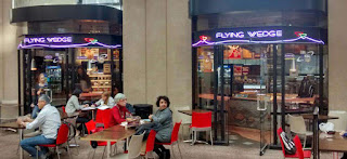 Flying Wedge Pizza Company Storefront at Vancouver Public Library