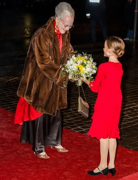 Princess Benedikte of Denmark, Prime Minister Mette Frederiksen, Minister President Daniel Guenther and his wife Anke Guenther