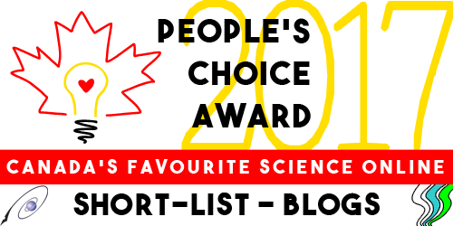 Badge for the People's Choice 2017 Canada's Favourite Science Online contest