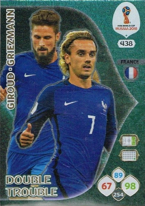 Panini WM Russia 2018 Harry Kane // Daniel Sturridge Double Trouble Nr 437
