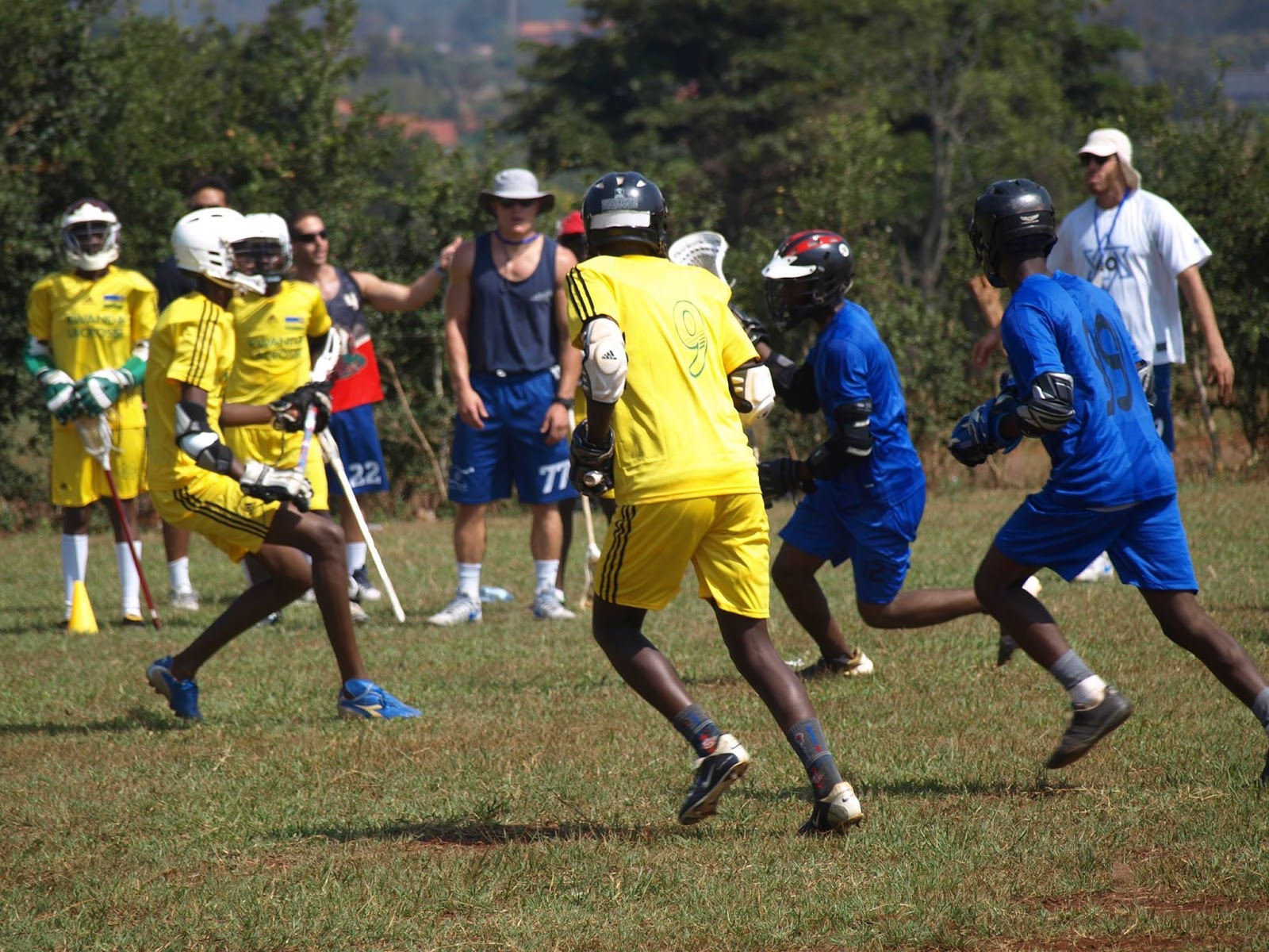 Africa Lacrosse. Rwanda Lacrosse host Uganda's YMCA WARRIORS Lacrosse