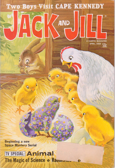 vintage childrens easter magazine jack and jill 1960s Rae Owings