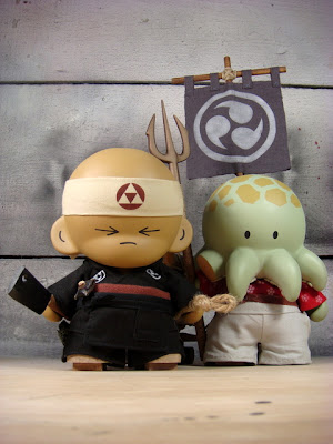 The Huck Gee Project: The Sushi Chef & Octo Samurai Custom Munny Vinyl Figures