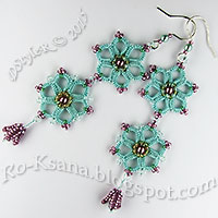 “Spring Freshness” Tatting & Ndebele Earrings
Серьги “Весенняя свежесть”: фриволите & ндебеле