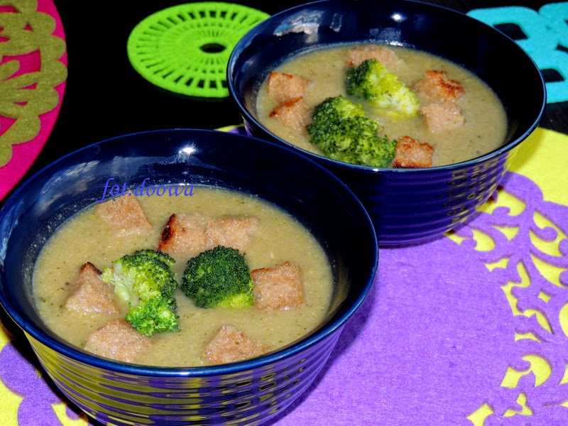 Zupa krem brokułowo - selerowy
