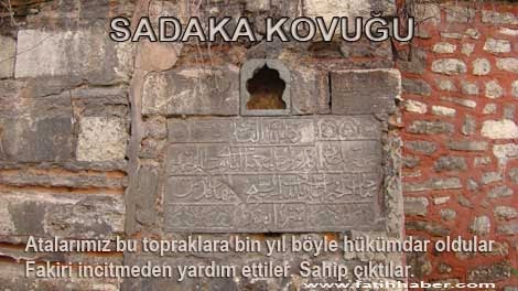 Osmanli Devleti Osmanli Doneminde Yapilan Camilerin Onunde Sadaka Tasi Vardi