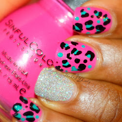 nail leopard colorful yourself finger ring