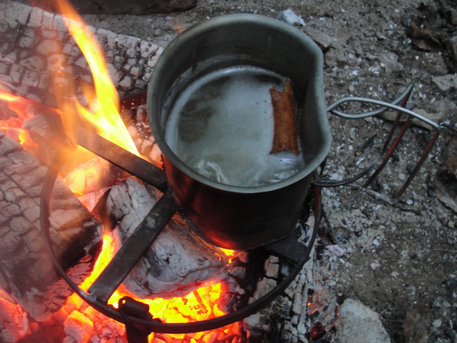 The Outdoor Traditionalist Spiced Apple Juice/ Cider in the Woods