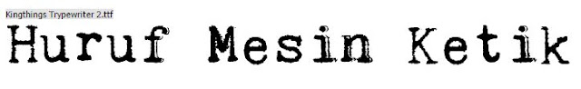 15 Font Mesin Ketik Typewriter Fonts Download Gratis