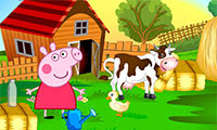 Ajude nossa amiguinha Peppa Pig a cuidar da fazenda com muito carinho.