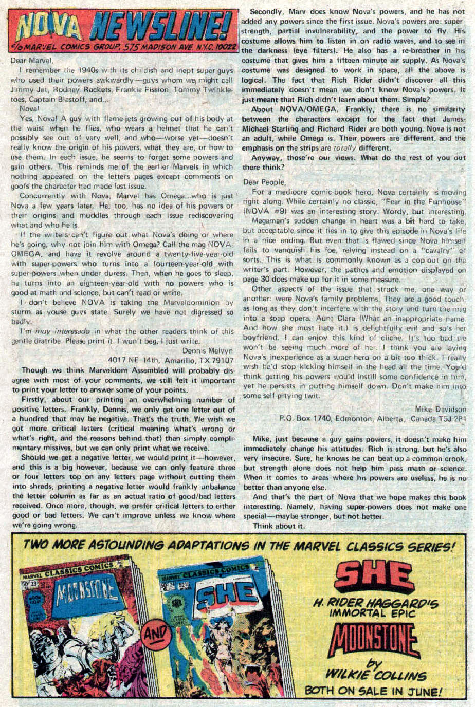 Read online Nova (1976) comic -  Issue #13 - 19