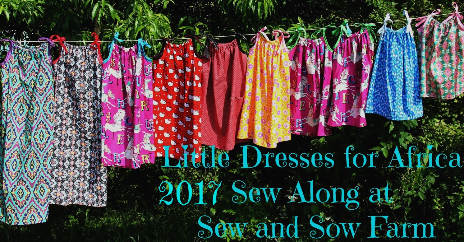 Little Dresses for Africa 2017 Sew-a-long!