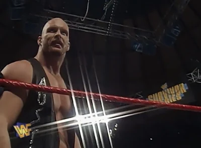 WWF / WWE SURVIVOR SERIES 1996: Steve Austin looked like a star against Bret Hart