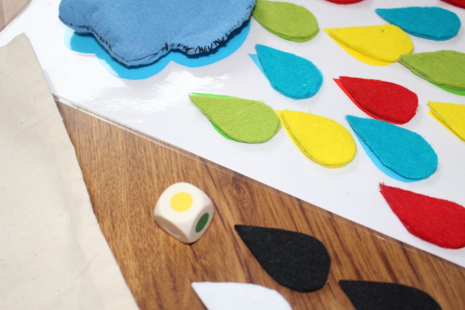 Farben lernen. Wolken Spiel.DIY. 2-3 Jahren - Mutterlove