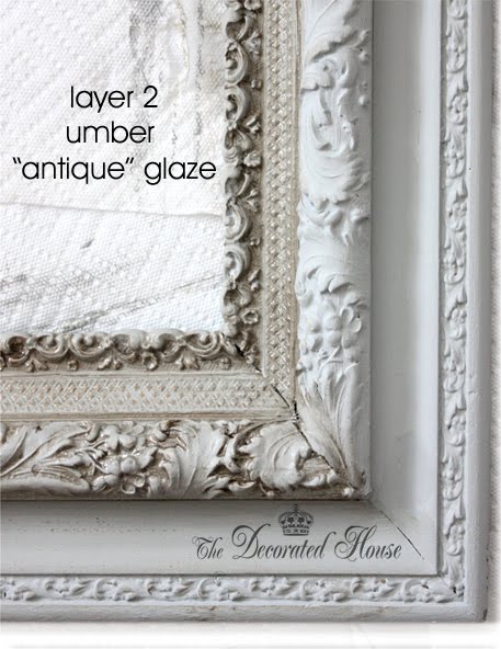The Decorated House :: How to Glaze and do Wet Distressing with Chalk Paint