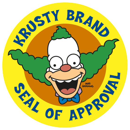 Logo de Krusty el Payaso - vector