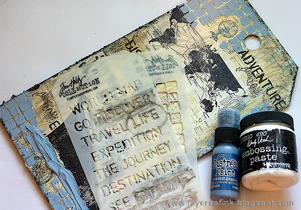Layers of ink - Sea Journey Etcetera Tag Tutorial by Anna-Karin Evaldsson