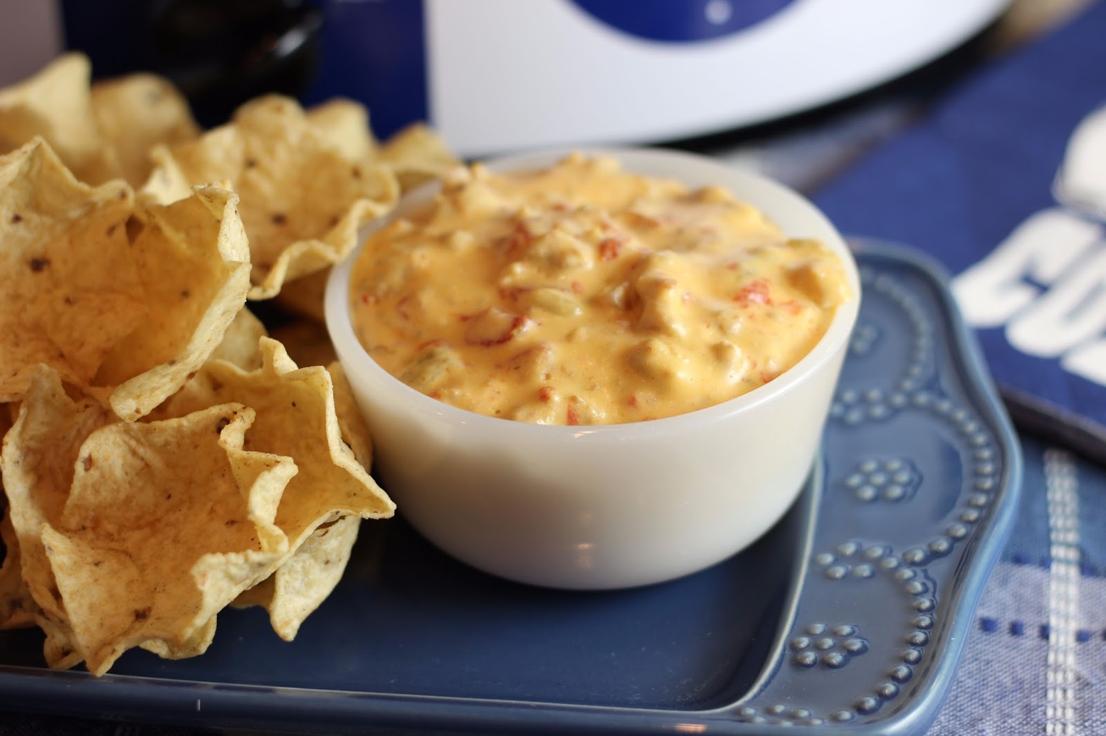 Chasing Saturdays Crock Pot Sausage Queso Dip