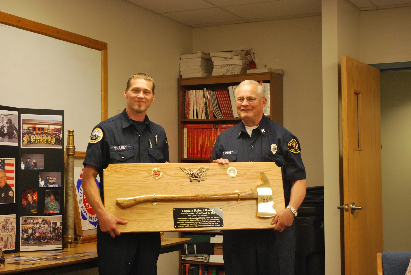Forest Grove And Cornelius Fire Departments Volunteer Captain Bob Haney Retires After 41 Years Of Service