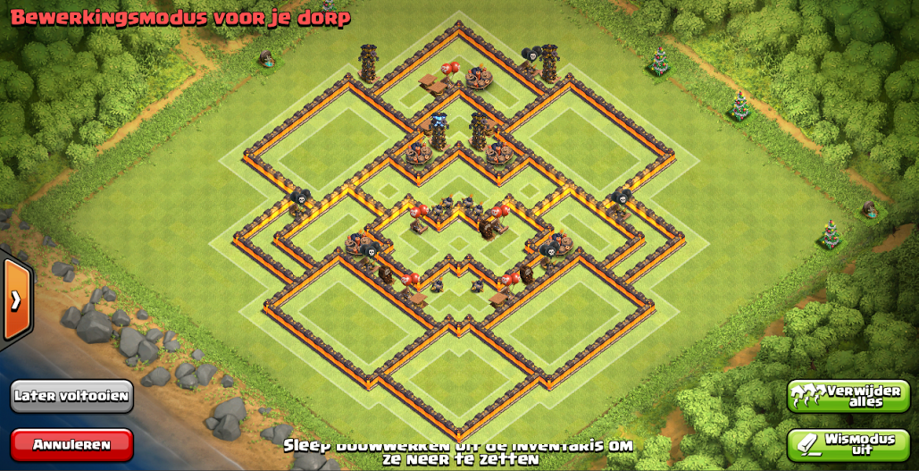Clash of Clans Volta TH10 Farming Base with 275 Wall Update Yhan Game