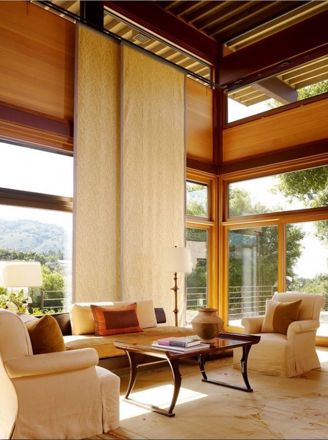 50 Japanese curtains Ideas Eastern word in the design of the windows