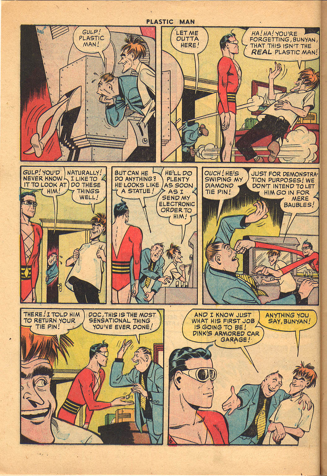 Read online Plastic Man (1943) comic -  Issue #26 - 8