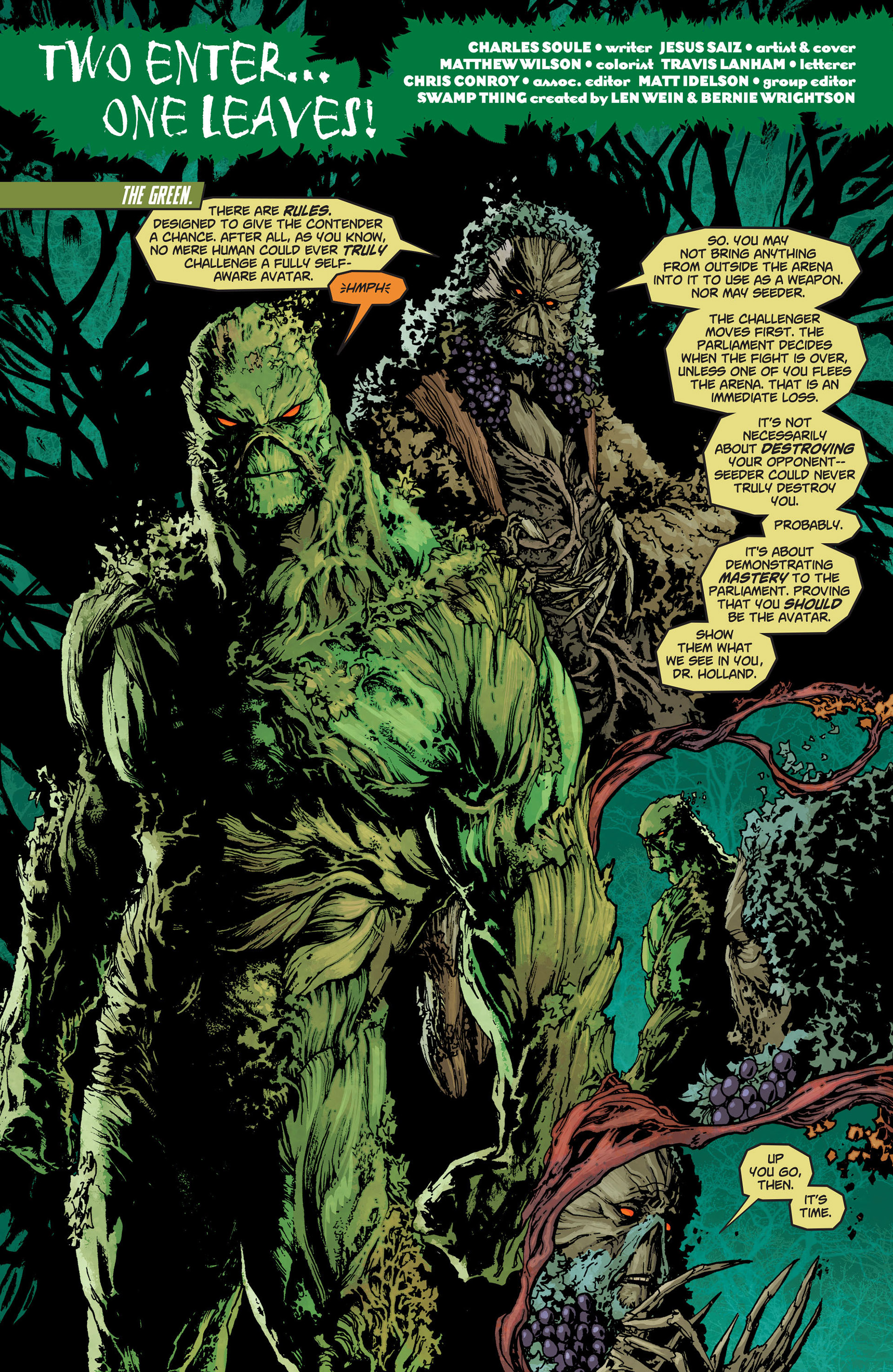 Read online Swamp Thing (2011) comic -  Issue #25 - 2