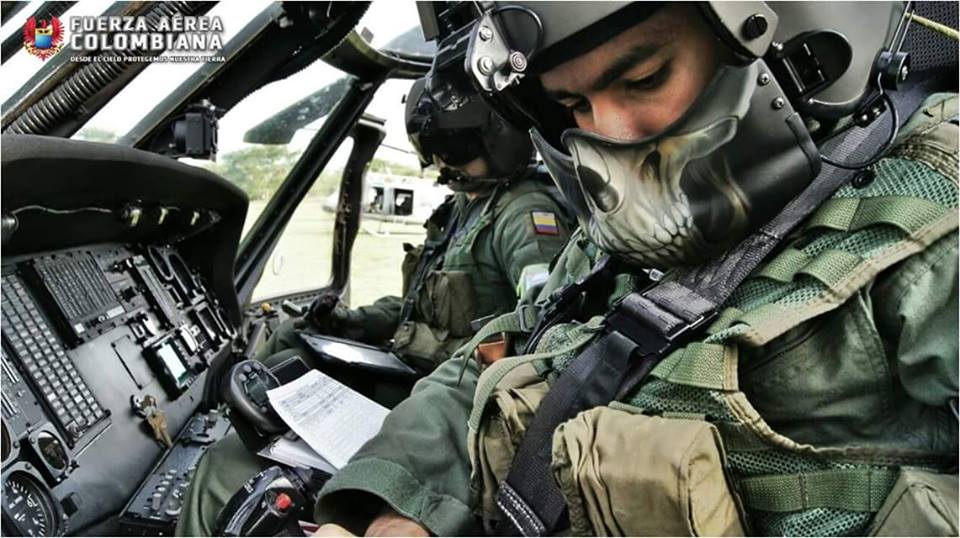 Hombres y helicópteros de las Fuerzas Militares y de Policía de Colombia operaron conjuntamente en CACOM 1 en el marco de los Ejercicios Alas Púrpura 2015.