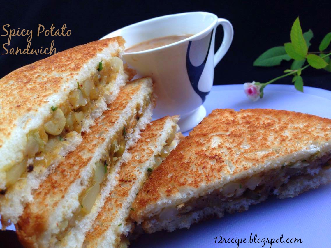 Spicy Potato(Aloo) Sandwich Recipe Book