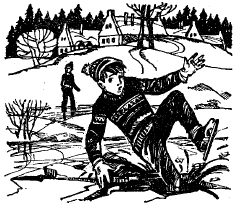 On the Pond - Текст на английском языке про катание на коньках на пруду.