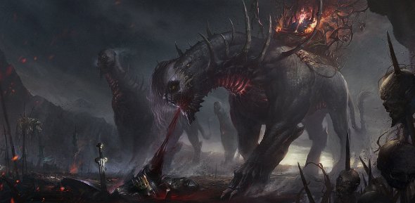 Dong geon Son artstation arte ilustrações fantasia sombrio games infernal