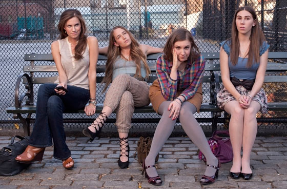 Allison Williams, Jemima Kirke, Lena Dunham y Zosia Mamet (de izquierda a derecha), protagonistas de ‘Girls’