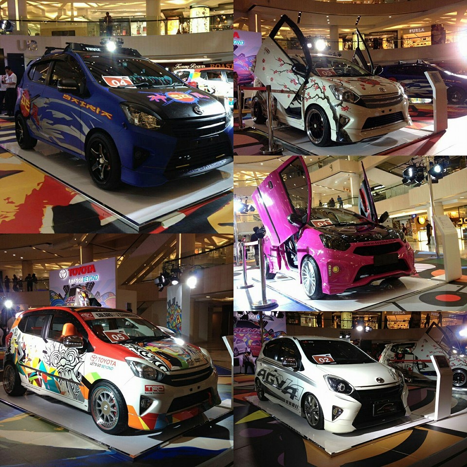 Intip Toyota Agya Fun Modification Di Tunjungan Plaza Mall Surabaya