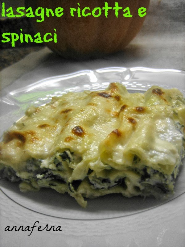 lasagne ricotta e spinaci