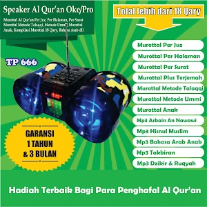 Speaker Al Qur'an Tp 666 16 Giga