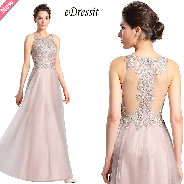  Halter Neck Embroidery Bodice Prom Dress Formal Gown