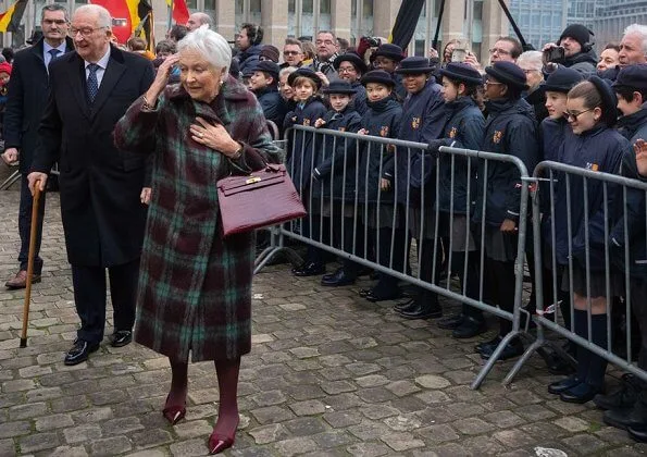 King Albert II, Queen Paola and Prince Lorenz of Belgium attended a Te Deum mass held on the occasion of the King’s Feast