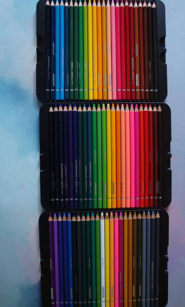 Plateau Crayons de couleur Arteza expert