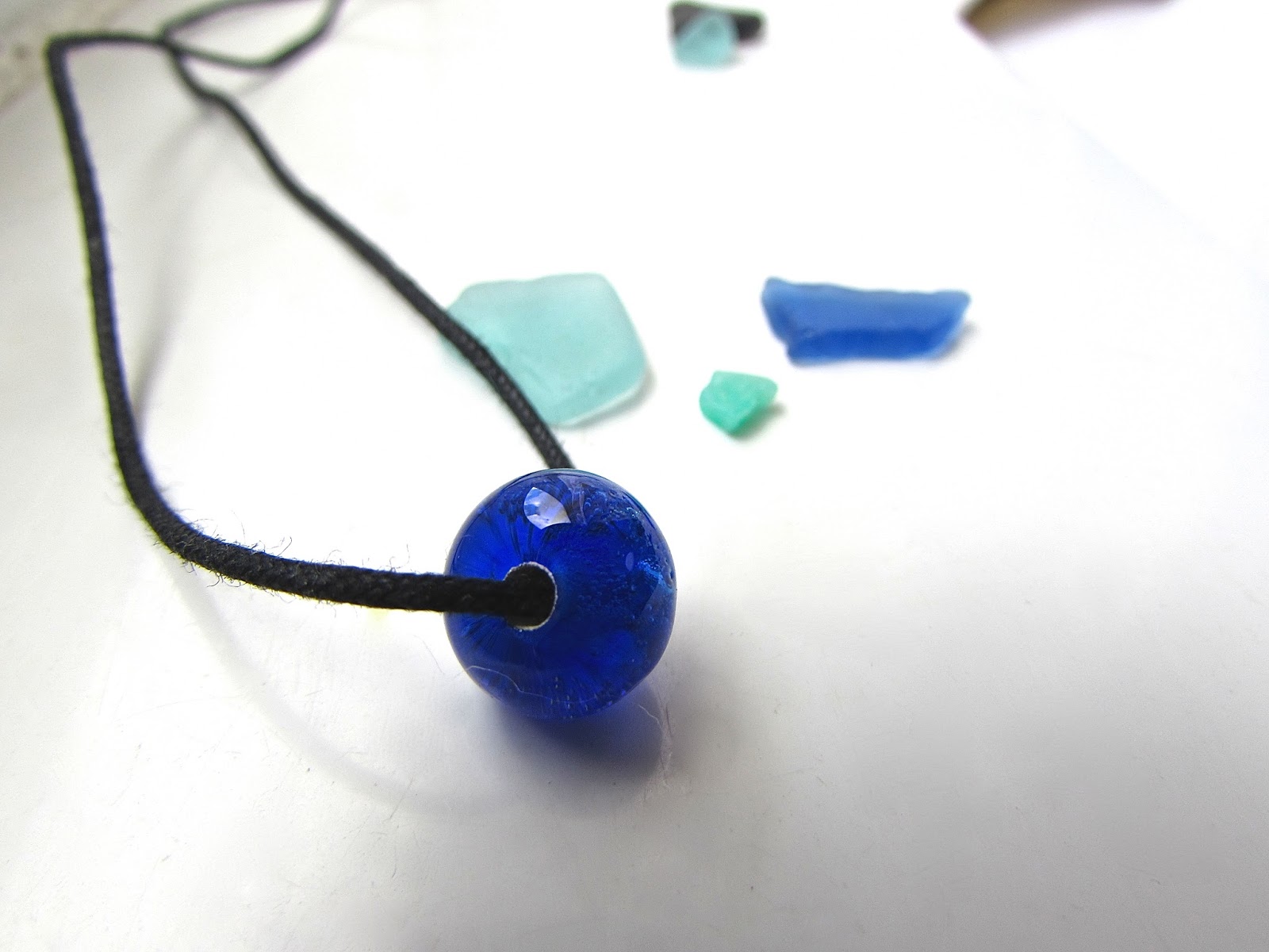 Sea Glass and Spindles Recycled Sea Glass Beads