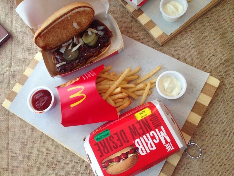 McDonald's Newest Menu Item The McRib! For Urban Women Awarded