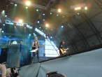 Scorpions, 9 iunie 2011, Make It Real, Rudolf Schenker, Matthias Jabs si James Kottak (sus la tobe)