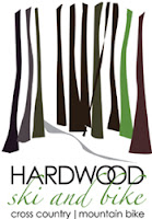 Hardwood ski and bike logo