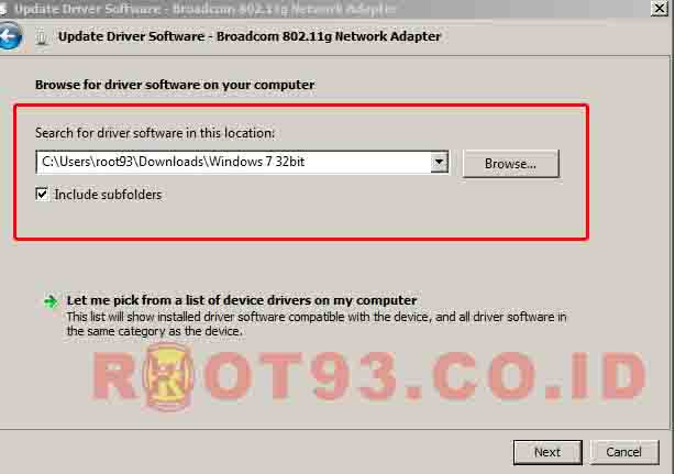 Cara Install Driver Wireless Laptop Secara Manual Root93 Co Id Computer Networking Web Programming
