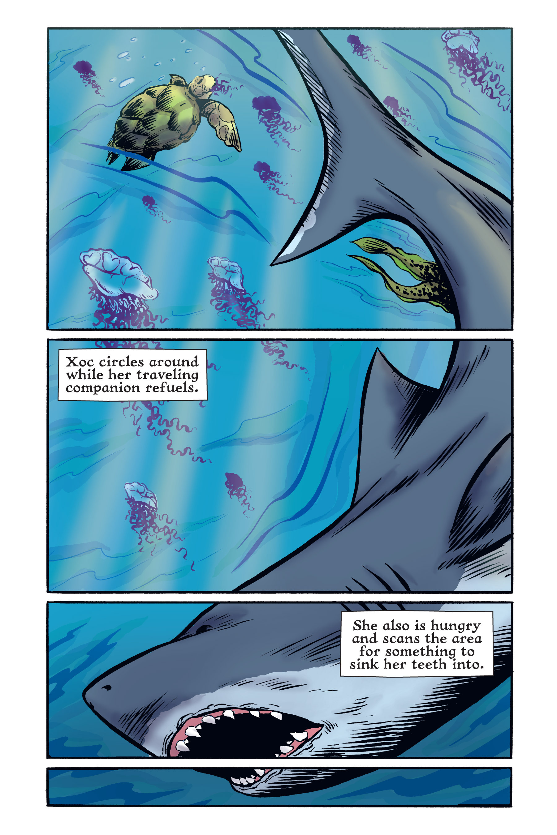 Read online Xoc: Journey of a Great White comic -  Issue # TPB - 77