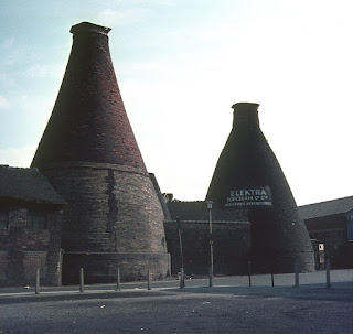 Longton Updraught Hovel Ovens - Elektra Porcelain, Edensor Road, Longton Photos: Terry Woolliscroft   Date: Aug 1970 demolished 1975