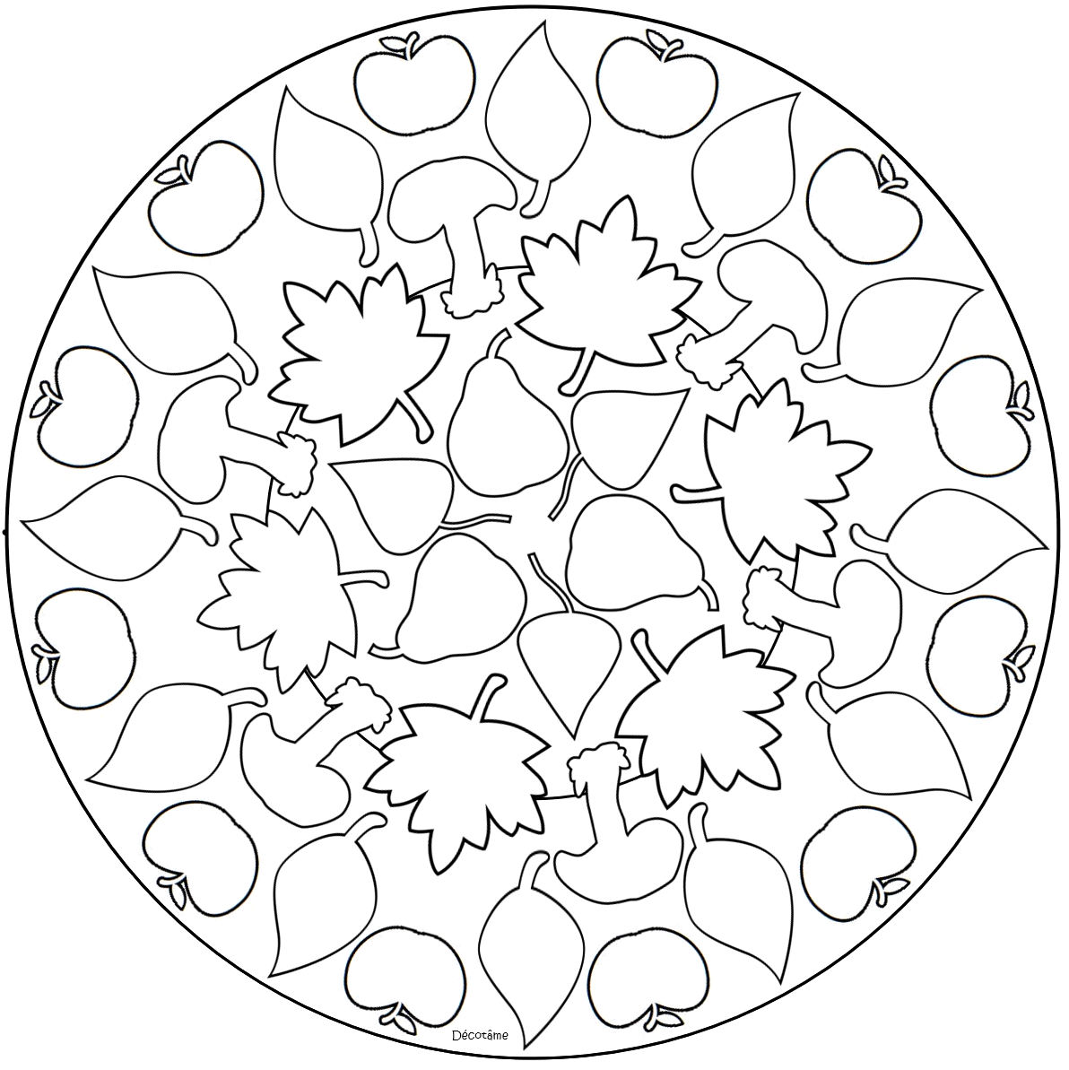 DECOTÂME...TÂME Mandalos à la manière d'un mandala....