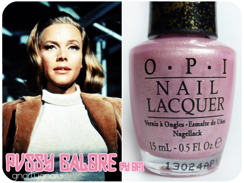 Pussy Galore gespeeld door Honor Blackman In de Film Goldfinger