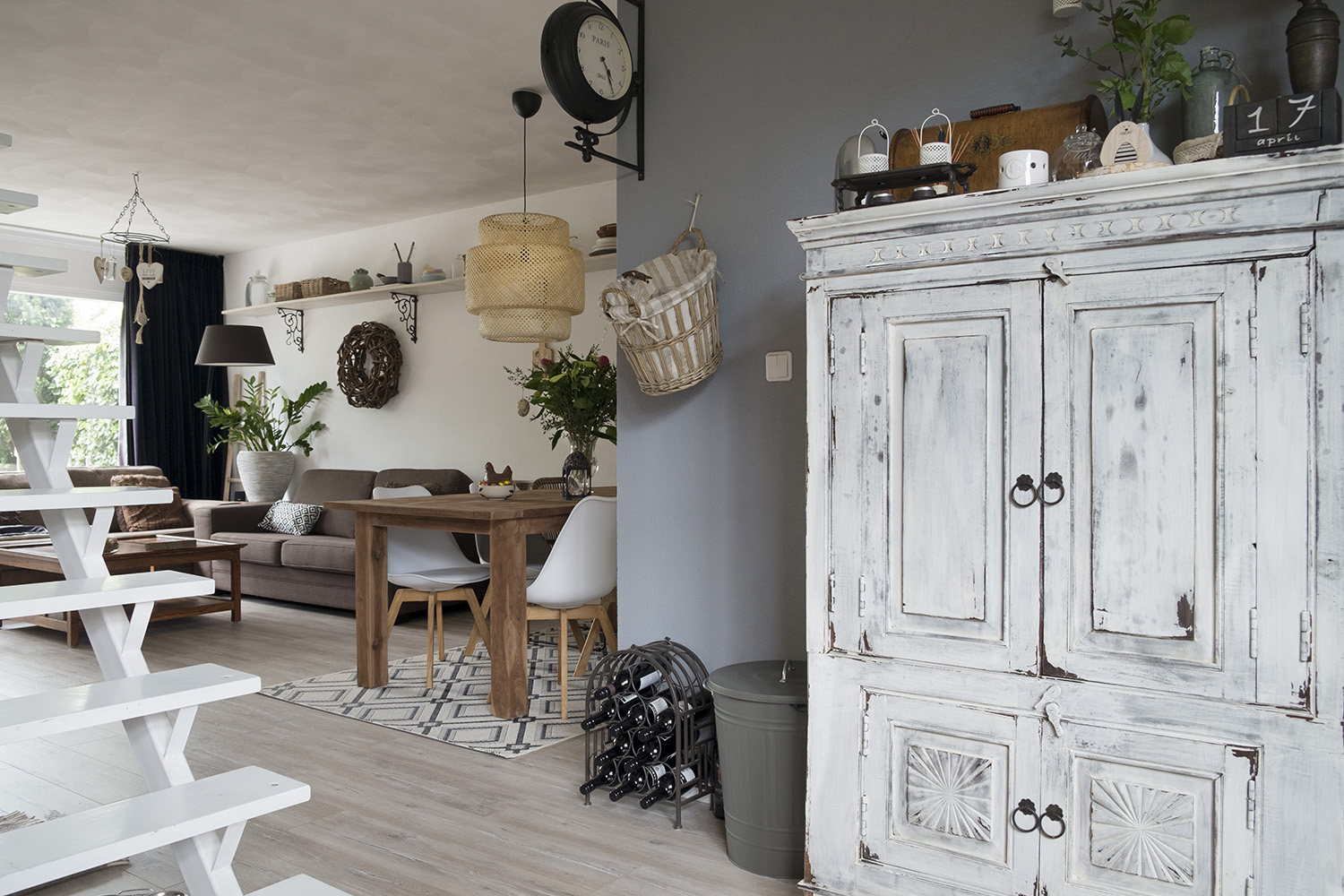 Woonkamer metamorfose en inspiratie. Landelijk & Scandinavische sfeer Woonkamer metamorfose en inspiratie. Landelijk & Scandinavische sfeer